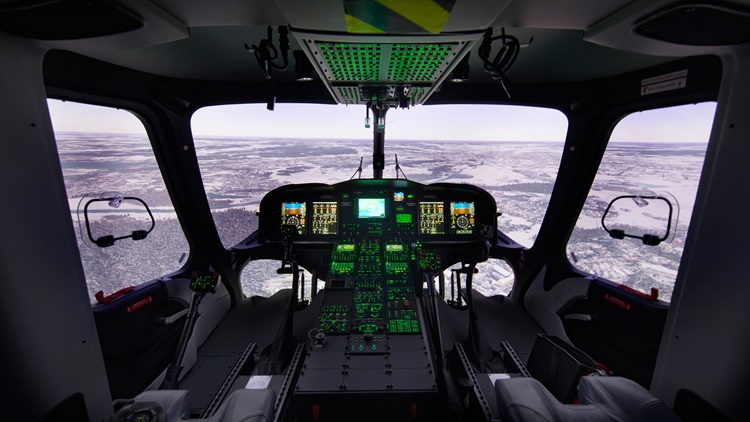 Helicopter flight deck